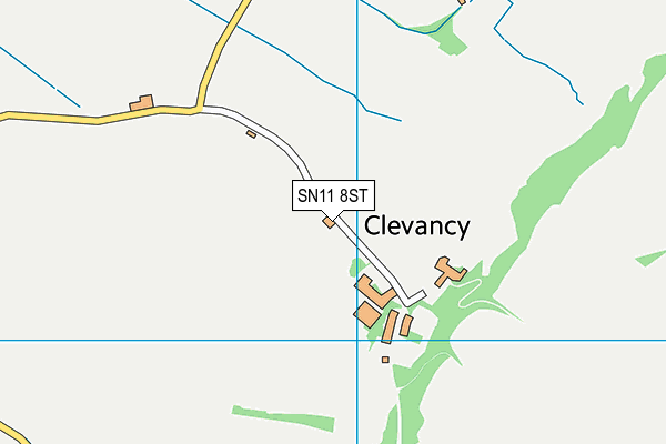 SN11 8ST map - OS VectorMap District (Ordnance Survey) SN11 8ST map - OS VectorMap District (Ordnance Survey)