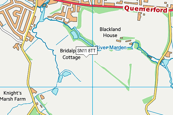 SN11 8TT map - OS VectorMap District (Ordnance Survey) SN11 8TT map - OS VectorMap District (Ordnance Survey)