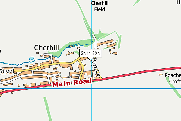 SN11 8XN map - OS VectorMap District (Ordnance Survey) SN11 8XN map - OS VectorMap District (Ordnance Survey)