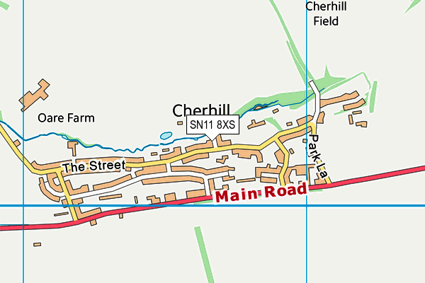 SN11 8XS map - OS VectorMap District (Ordnance Survey) SN11 8XS map - OS VectorMap District (Ordnance Survey)