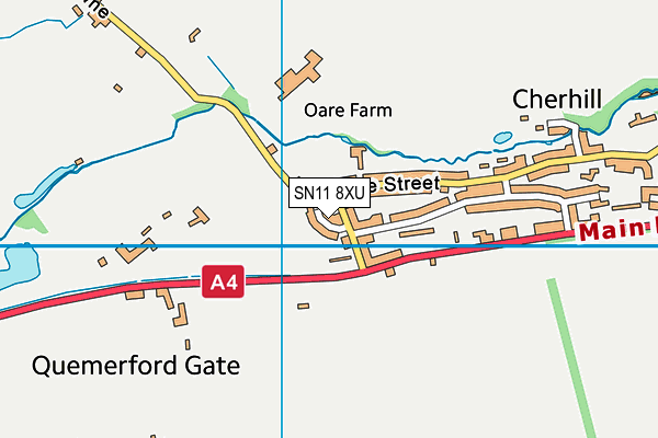 SN11 8XU map - OS VectorMap District (Ordnance Survey) SN11 8XU map - OS VectorMap District (Ordnance Survey)