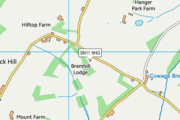 SN11 9HG map - OS VectorMap District (Ordnance Survey) SN11 9HG map - OS VectorMap District (Ordnance Survey)