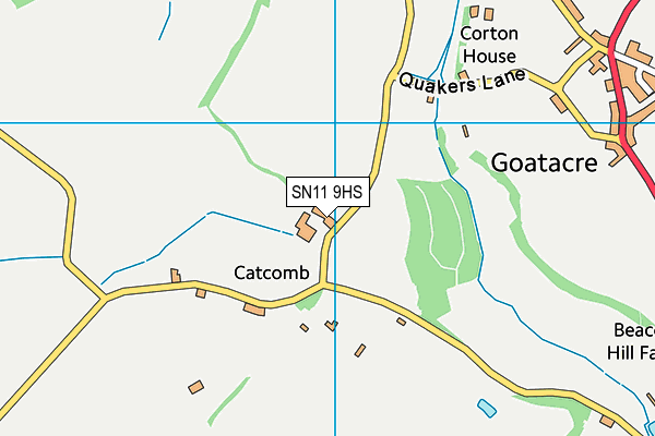 SN11 9HS map - OS VectorMap District (Ordnance Survey) SN11 9HS map - OS VectorMap District (Ordnance Survey)