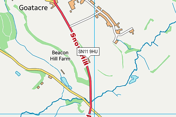 SN11 9HU map - OS VectorMap District (Ordnance Survey) SN11 9HU map - OS VectorMap District (Ordnance Survey)