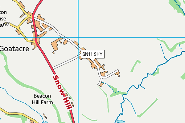 SN11 9HY map - OS VectorMap District (Ordnance Survey) SN11 9HY map - OS VectorMap District (Ordnance Survey)
