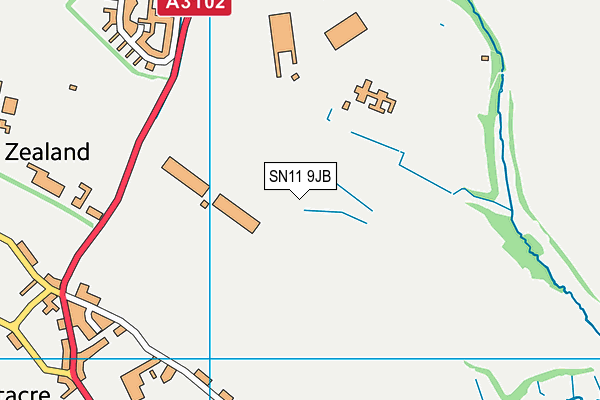 SN11 9JB map - OS VectorMap District (Ordnance Survey) SN11 9JB map - OS VectorMap District (Ordnance Survey)