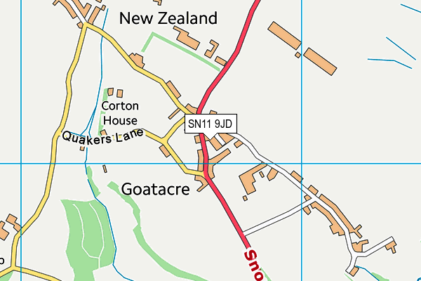 SN11 9JD map - OS VectorMap District (Ordnance Survey) SN11 9JD map - OS VectorMap District (Ordnance Survey)