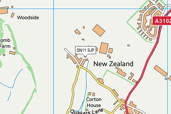 SN11 9JP map - OS VectorMap District (Ordnance Survey)