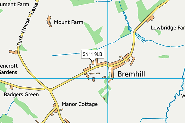 SN11 9LB map - OS VectorMap District (Ordnance Survey) SN11 9LB map - OS VectorMap District (Ordnance Survey)