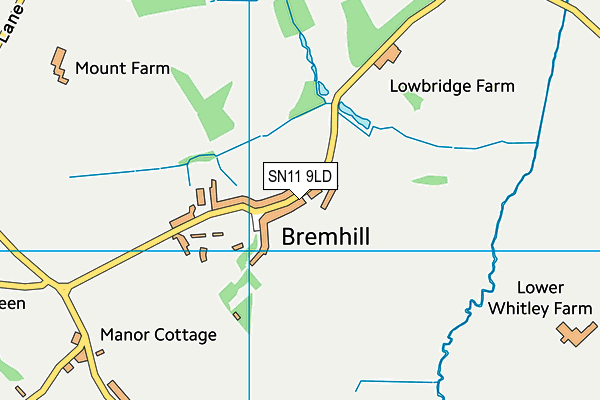 SN11 9LD map - OS VectorMap District (Ordnance Survey) SN11 9LD map - OS VectorMap District (Ordnance Survey)