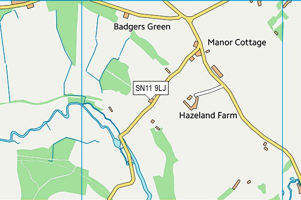 SN11 9LJ map - OS VectorMap District (Ordnance Survey) SN11 9LJ map - OS VectorMap District (Ordnance Survey)