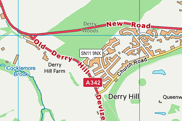 SN11 9NX map - OS VectorMap District (Ordnance Survey)