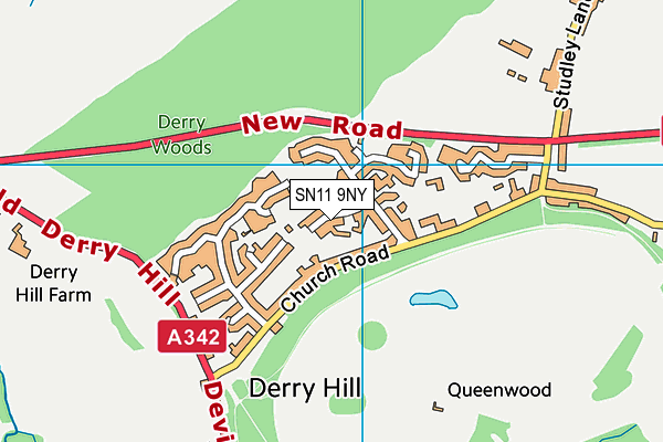 SN11 9NY map - OS VectorMap District (Ordnance Survey)