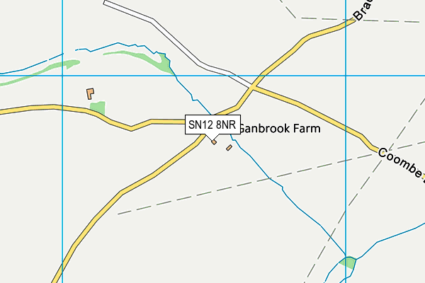SN12 8NR map - OS VectorMap District (Ordnance Survey) SN12 8NR map - OS VectorMap District (Ordnance Survey)
