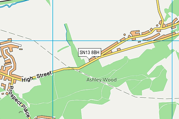 SN13 8BH map - OS VectorMap District (Ordnance Survey) SN13 8BH map - OS VectorMap District (Ordnance Survey)