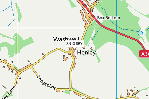 SN13 8BY map - OS VectorMap District (Ordnance Survey) SN13 8BY map - OS VectorMap District (Ordnance Survey)