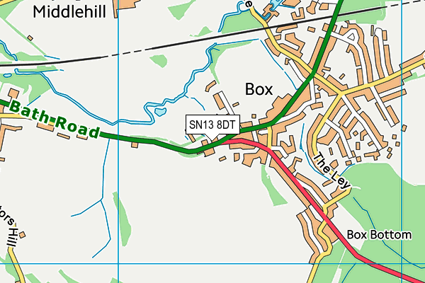 SN13 8DT map - OS VectorMap District (Ordnance Survey)