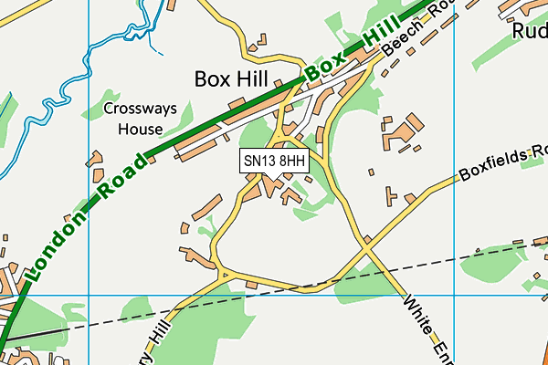 SN13 8HH map - OS VectorMap District (Ordnance Survey)