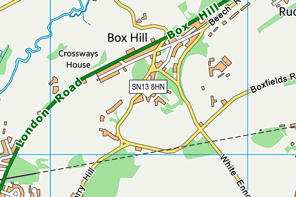 SN13 8HN map - OS VectorMap District (Ordnance Survey)