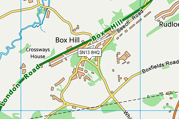 SN13 8HQ map - OS VectorMap District (Ordnance Survey)