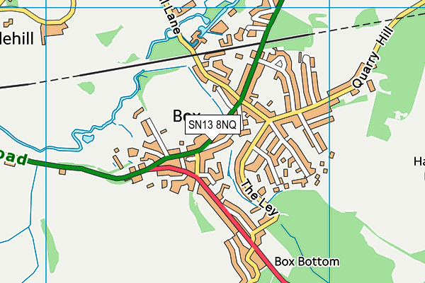 SN13 8NQ map - OS VectorMap District (Ordnance Survey) SN13 8NQ map - OS VectorMap District (Ordnance Survey)