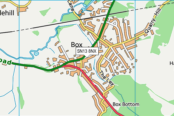 SN13 8NX map - OS VectorMap District (Ordnance Survey) SN13 8NX map - OS VectorMap District (Ordnance Survey)