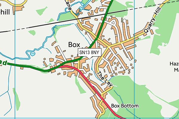 SN13 8NY map - OS VectorMap District (Ordnance Survey) SN13 8NY map - OS VectorMap District (Ordnance Survey)