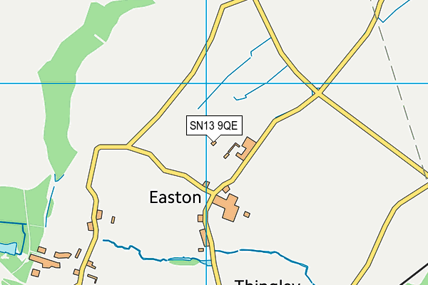 SN13 9QE map - OS VectorMap District (Ordnance Survey) SN13 9QE map - OS VectorMap District (Ordnance Survey)