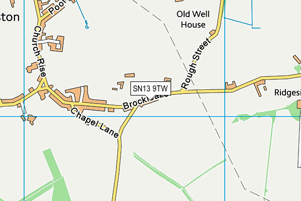 SN13 9TW map - OS VectorMap District (Ordnance Survey) SN13 9TW map - OS VectorMap District (Ordnance Survey)
