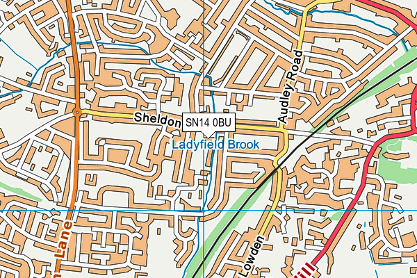 SN14 0BU map - OS VectorMap District (Ordnance Survey) SN14 0BU map - OS VectorMap District (Ordnance Survey)
