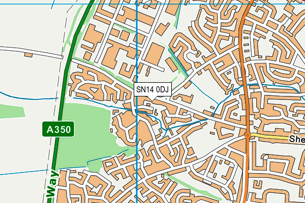 SN14 0DJ map - OS VectorMap District (Ordnance Survey) SN14 0DJ map - OS VectorMap District (Ordnance Survey)