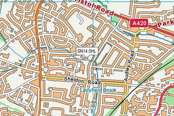 SN14 0HL map - OS VectorMap District (Ordnance Survey) SN14 0HL map - OS VectorMap District (Ordnance Survey)