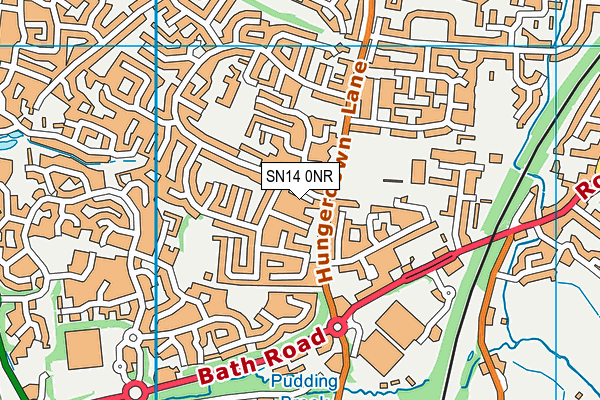 SN14 0NR map - OS VectorMap District (Ordnance Survey) SN14 0NR map - OS VectorMap District (Ordnance Survey)