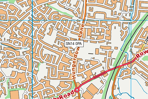 SN14 0PA map - OS VectorMap District (Ordnance Survey) SN14 0PA map - OS VectorMap District (Ordnance Survey)