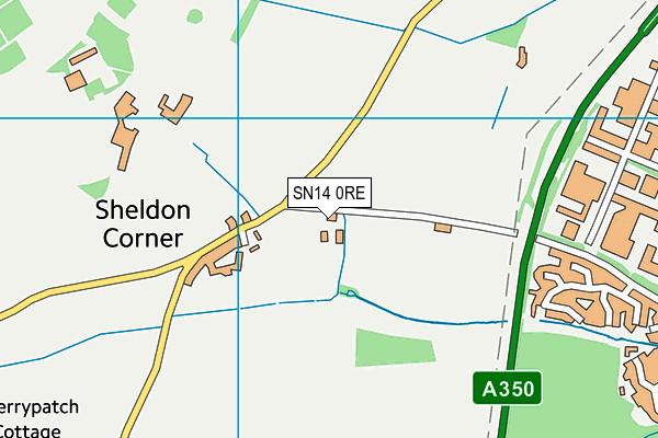 SN14 0RE map - OS VectorMap District (Ordnance Survey) SN14 0RE map - OS VectorMap District (Ordnance Survey)