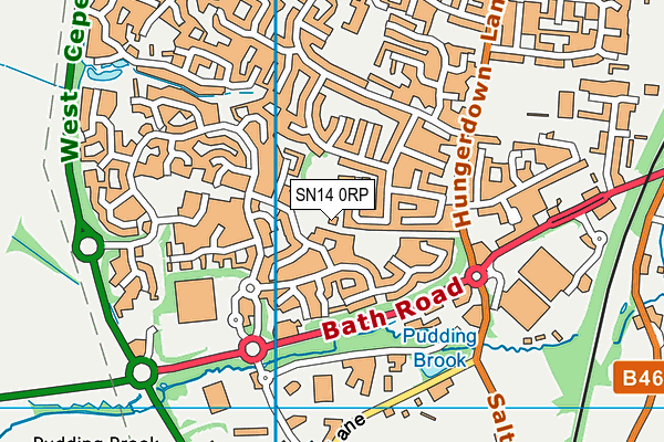 SN14 0RP map - OS VectorMap District (Ordnance Survey) SN14 0RP map - OS VectorMap District (Ordnance Survey)