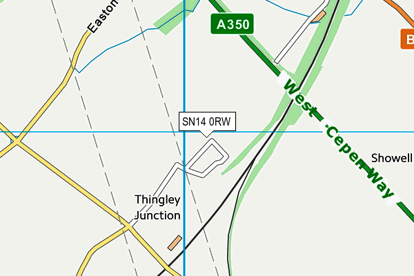 SN14 0RW map - OS VectorMap District (Ordnance Survey) SN14 0RW map - OS VectorMap District (Ordnance Survey)