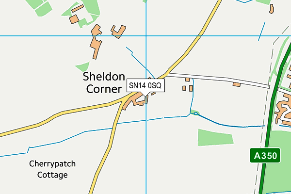 SN14 0SQ map - OS VectorMap District (Ordnance Survey) SN14 0SQ map - OS VectorMap District (Ordnance Survey)