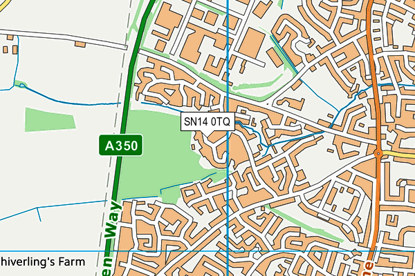 SN14 0TQ map - OS VectorMap District (Ordnance Survey)