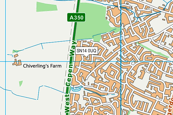 SN14 0UQ map - OS VectorMap District (Ordnance Survey) SN14 0UQ map - OS VectorMap District (Ordnance Survey)