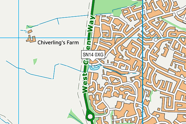 SN14 0XG map - OS VectorMap District (Ordnance Survey) SN14 0XG map - OS VectorMap District (Ordnance Survey)
