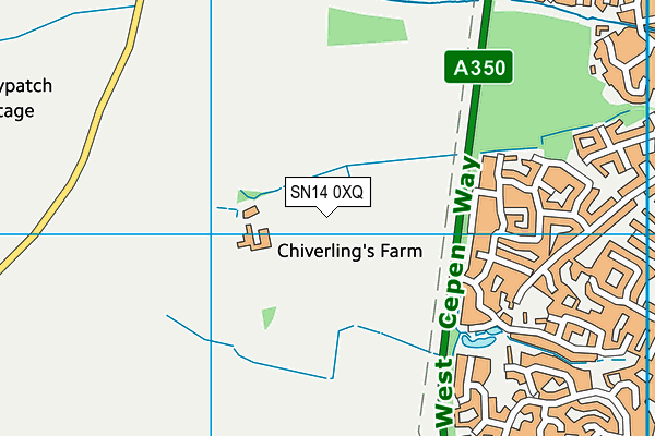 SN14 0XQ map - OS VectorMap District (Ordnance Survey) SN14 0XQ map - OS VectorMap District (Ordnance Survey)