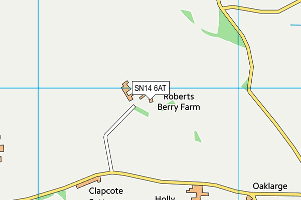 SN14 6AT map - OS VectorMap District (Ordnance Survey) SN14 6AT map - OS VectorMap District (Ordnance Survey)