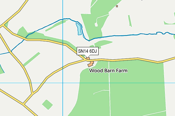 SN14 6DJ map - OS VectorMap District (Ordnance Survey) SN14 6DJ map - OS VectorMap District (Ordnance Survey)