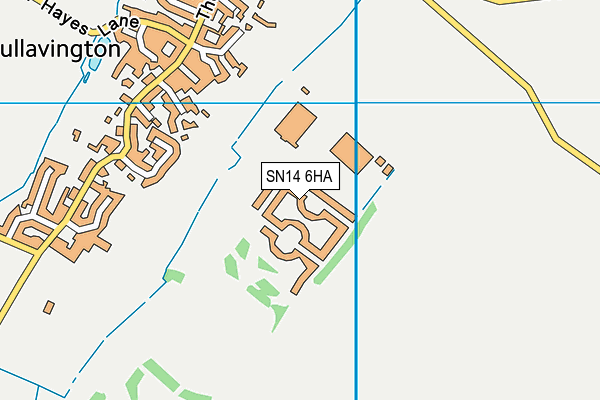 SN14 6HA map - OS VectorMap District (Ordnance Survey) SN14 6HA map - OS VectorMap District (Ordnance Survey)