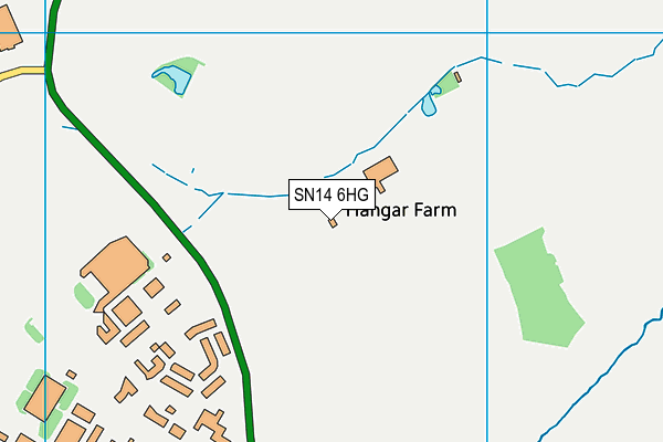 SN14 6HG map - OS VectorMap District (Ordnance Survey) SN14 6HG map - OS VectorMap District (Ordnance Survey)
