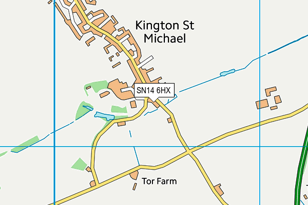 SN14 6HX map - OS VectorMap District (Ordnance Survey) SN14 6HX map - OS VectorMap District (Ordnance Survey)