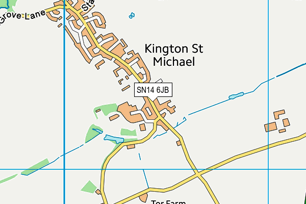 SN14 6JB map - OS VectorMap District (Ordnance Survey) SN14 6JB map - OS VectorMap District (Ordnance Survey)