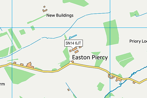 SN14 6JT map - OS VectorMap District (Ordnance Survey)