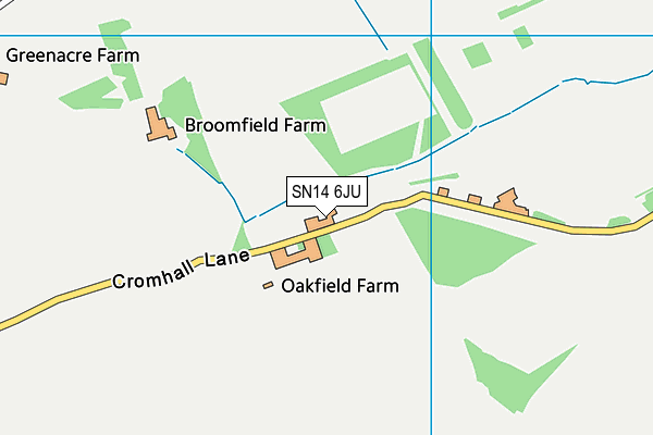 SN14 6JU map - OS VectorMap District (Ordnance Survey) SN14 6JU map - OS VectorMap District (Ordnance Survey)